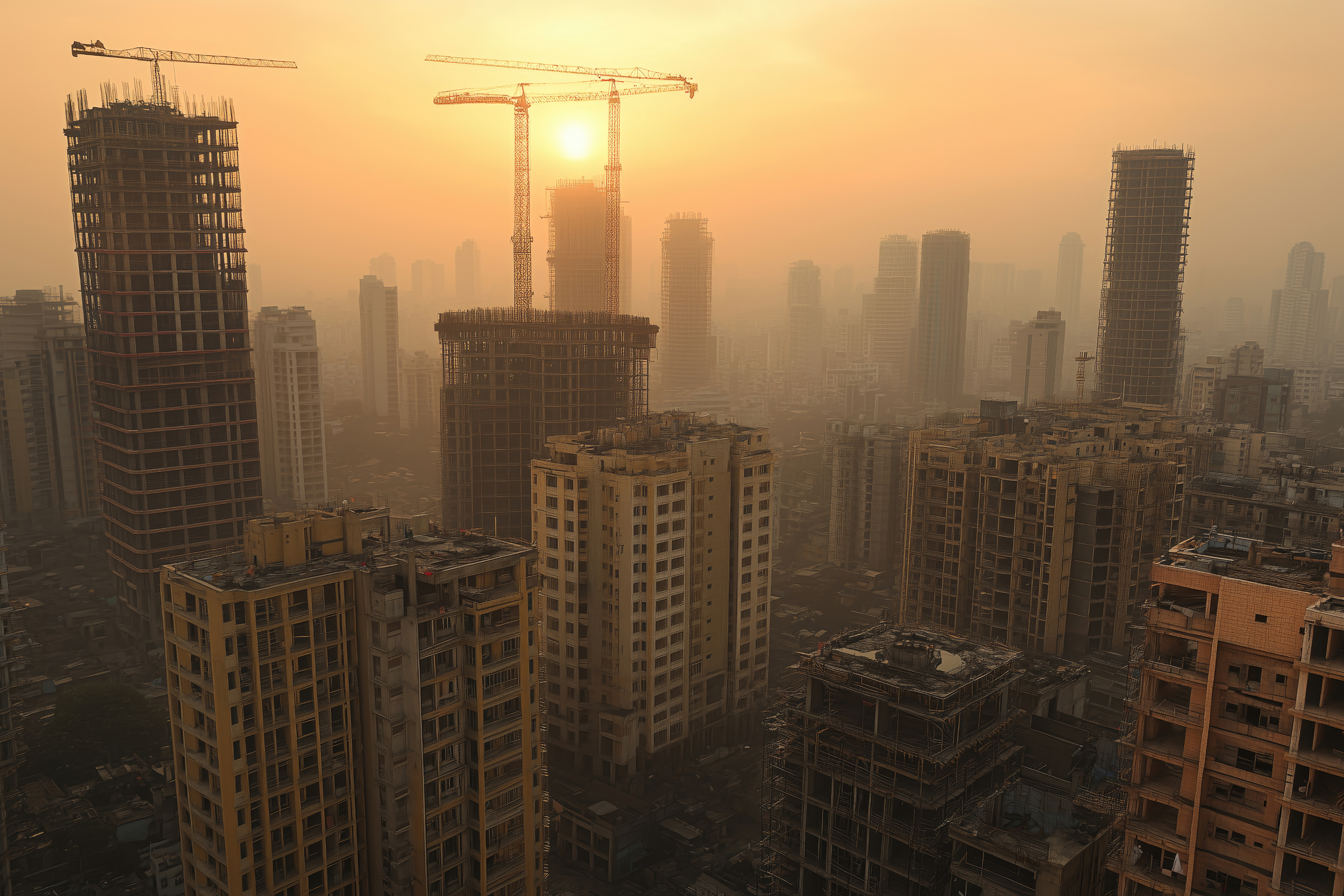 Construction skyline